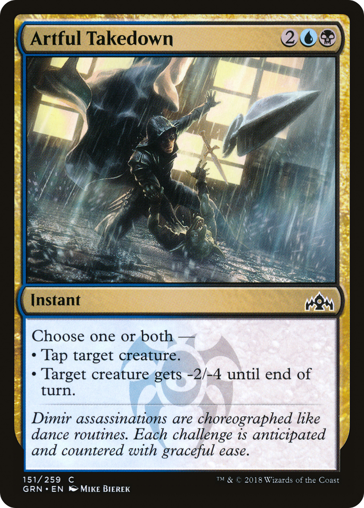 Image of Artful Takedown (GRN-151) - Guilds of Ravnica Foil