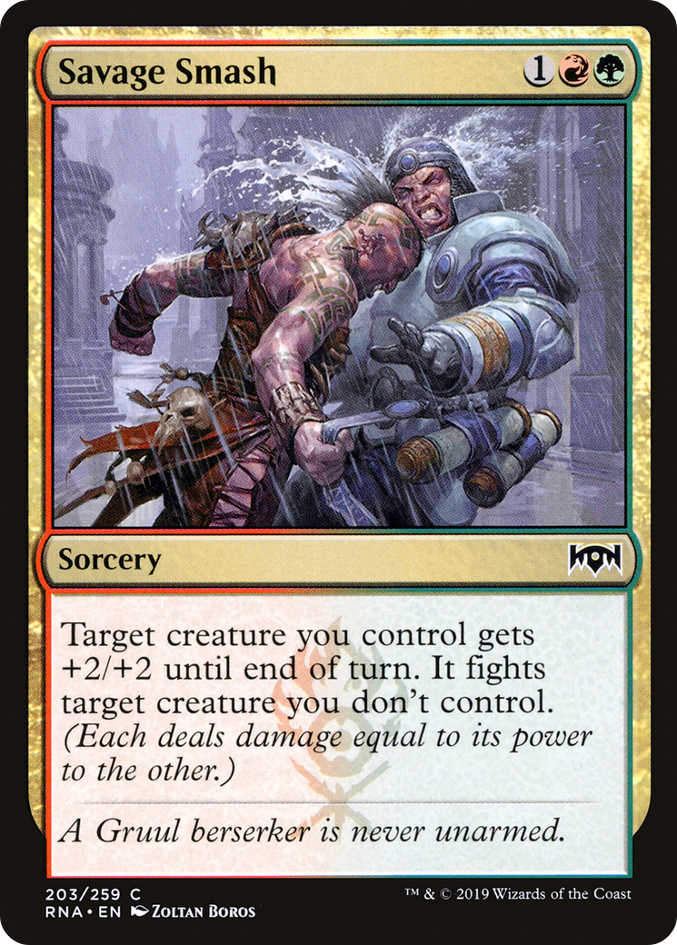 Image of Savage Smash (RNA-203) - Ravnica Allegiance