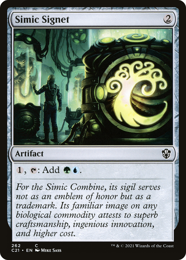 Image of Simic Signet (C21-262) - Commander 2021