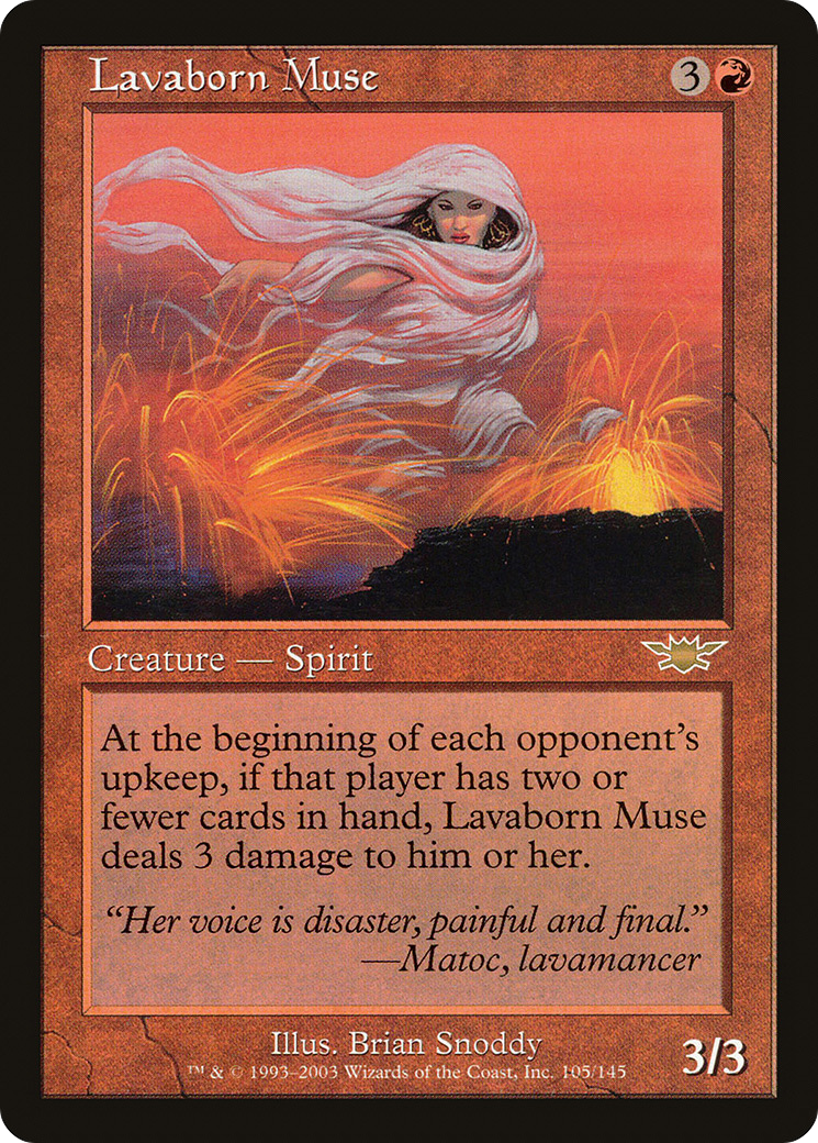 Image of Lavaborn Muse (LGN-105) - Legions