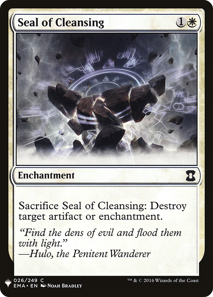 Image of Seal of Cleansing (LIST-026) - The List