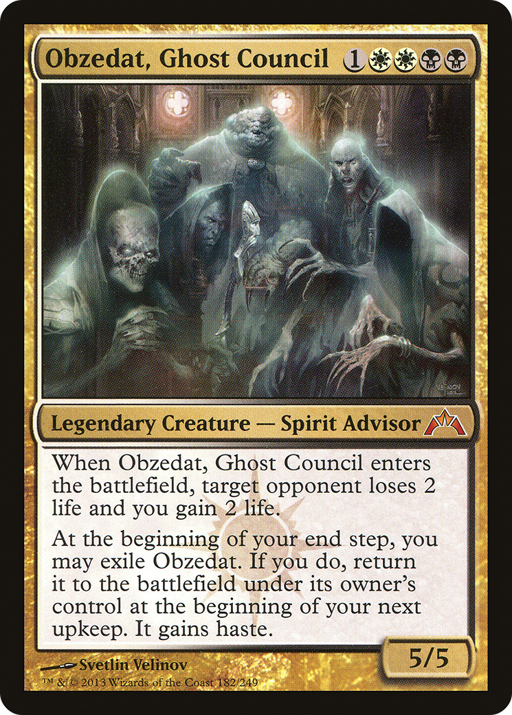 Image of Obzedat, Ghost Council (GTC-182) - Gatecrash Foil