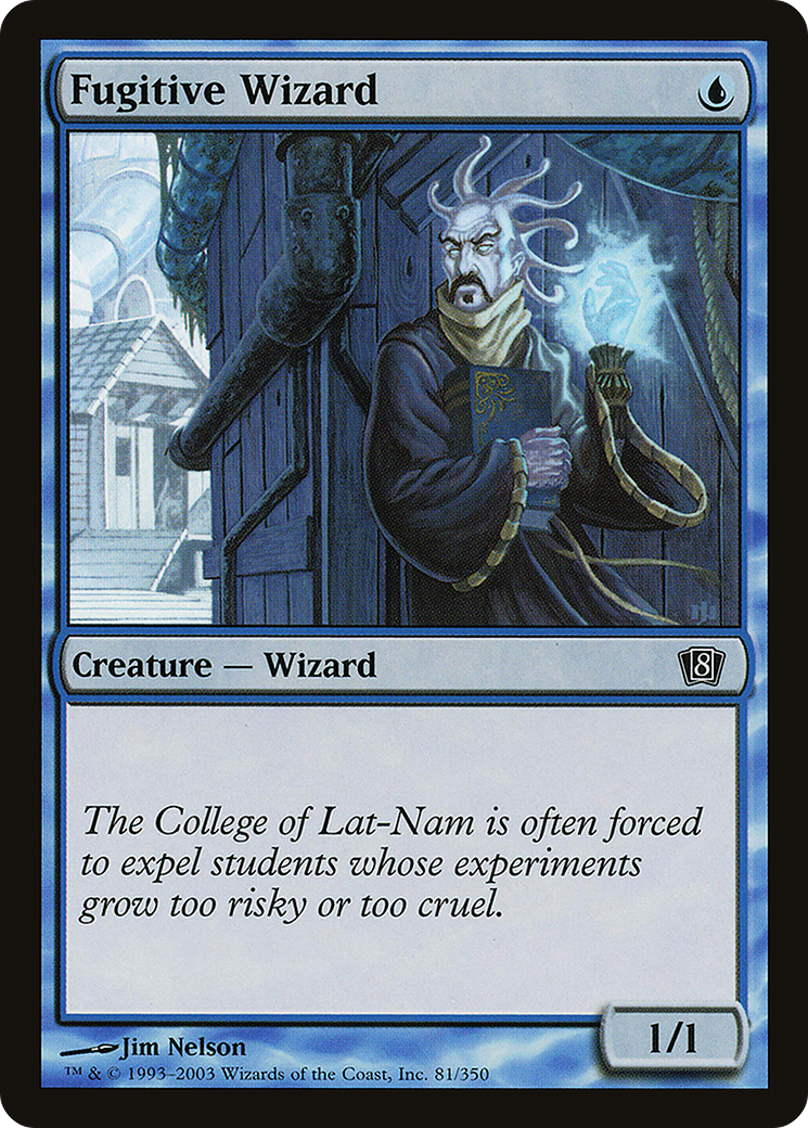 Image of Fugitive Wizard (8ED-81★) - 8th Edition Foil