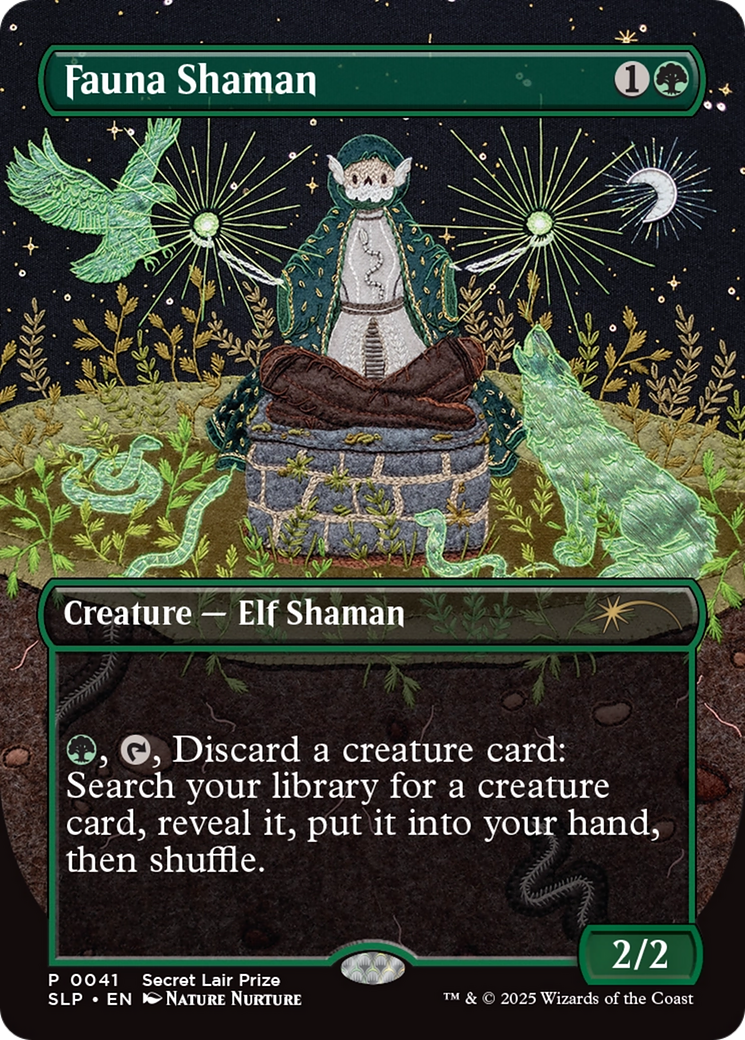 Image of Fauna Shaman (SLP-041) - Secret Lair Showdown (Borderless)