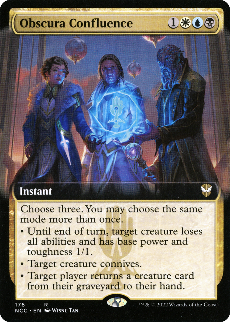 Image of Obscura Confluence (Extended Art) (NCC-176) - New Capenna Commander: (Extended Art)