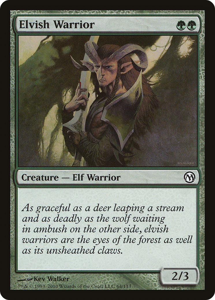 Image of Elvish Warrior (DPA-064) - Duels of the Planeswalkers