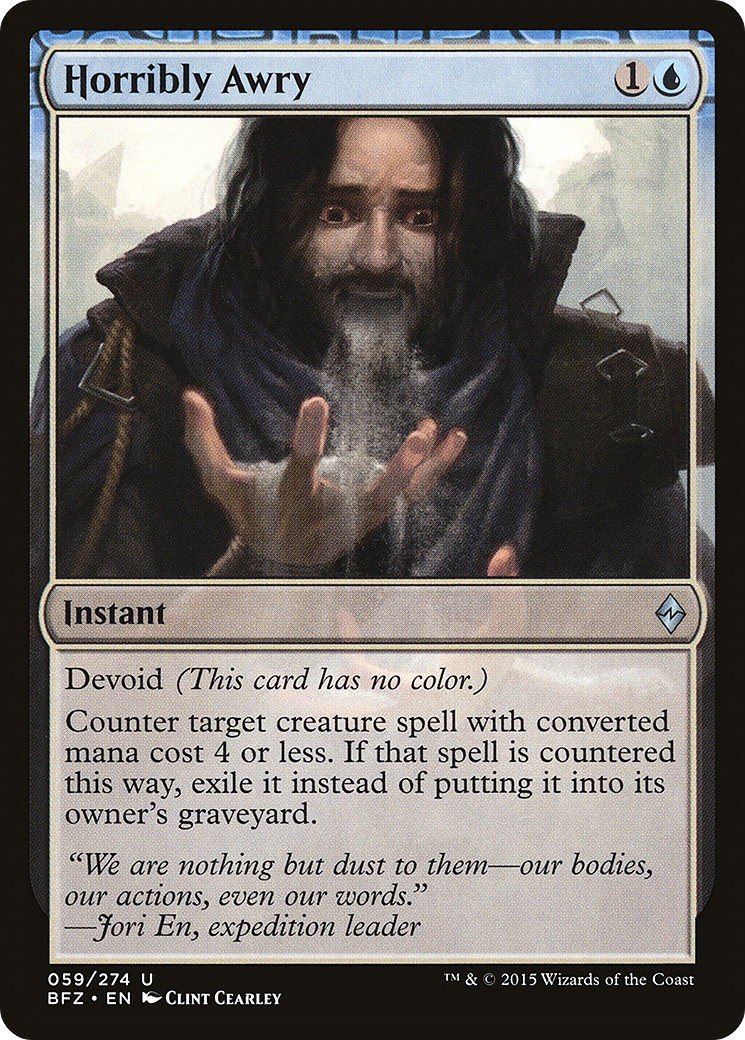 Image of Horribly Awry (BFZ-059) - Battle for Zendikar: (devoid)