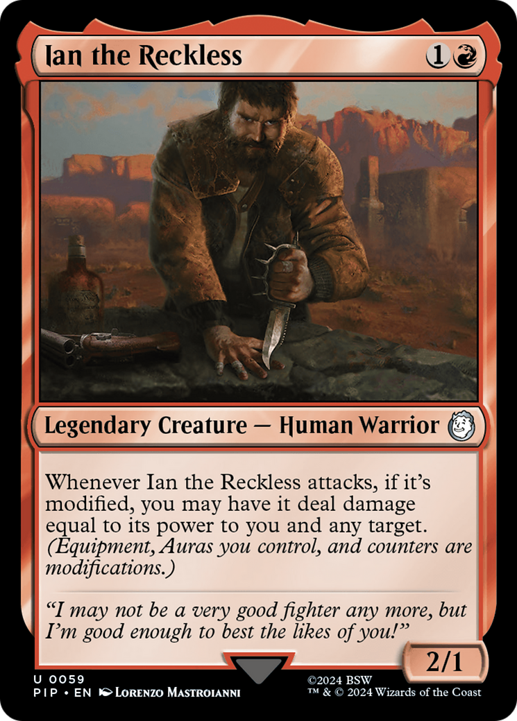 Image of Ian the Reckless (PIP-059) - Fallout Foil