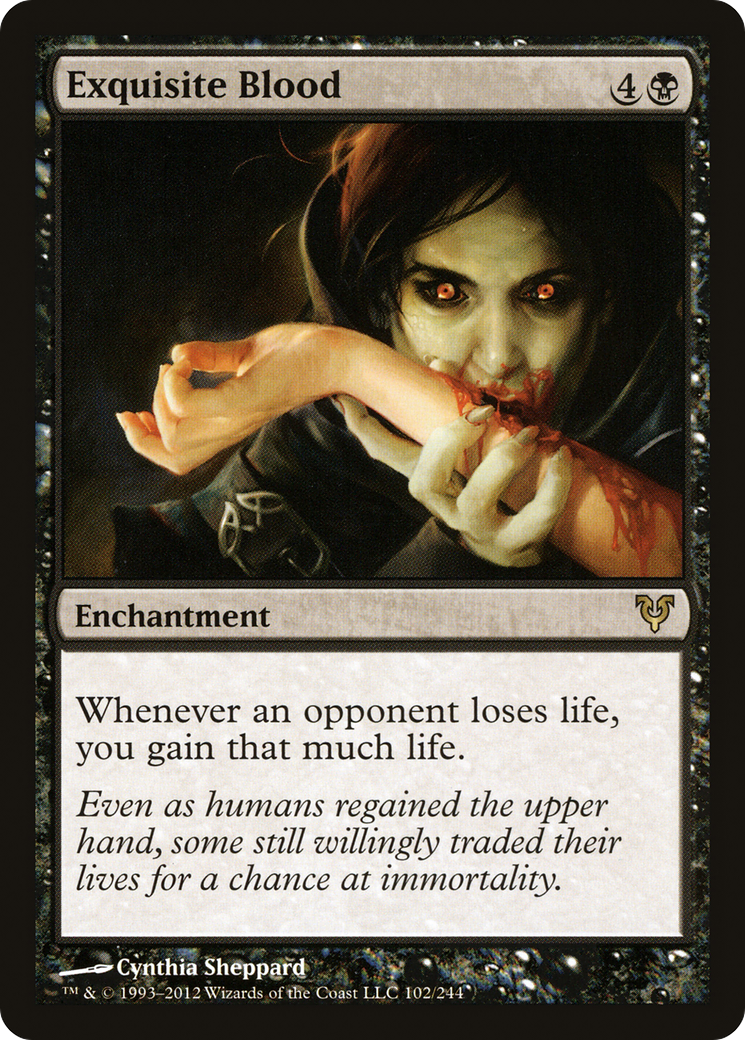 Image of Exquisite Blood (AVR-102) - Avacyn Restored Foil