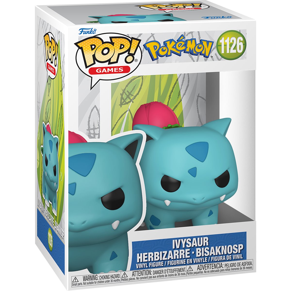 Image of Pokemon Ivysaur Funko Pop! Vinyl Figure #1126