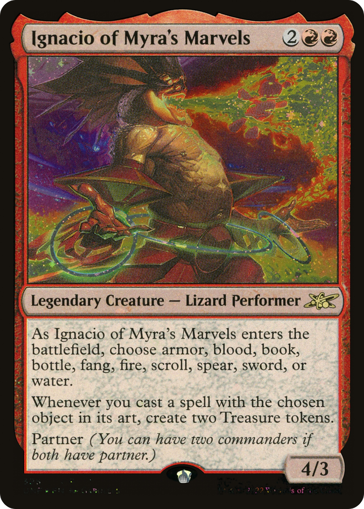 Image of Ignacio of Myra's Marvels (Galaxy Foil) (UNF-398) - Unfinity Foil