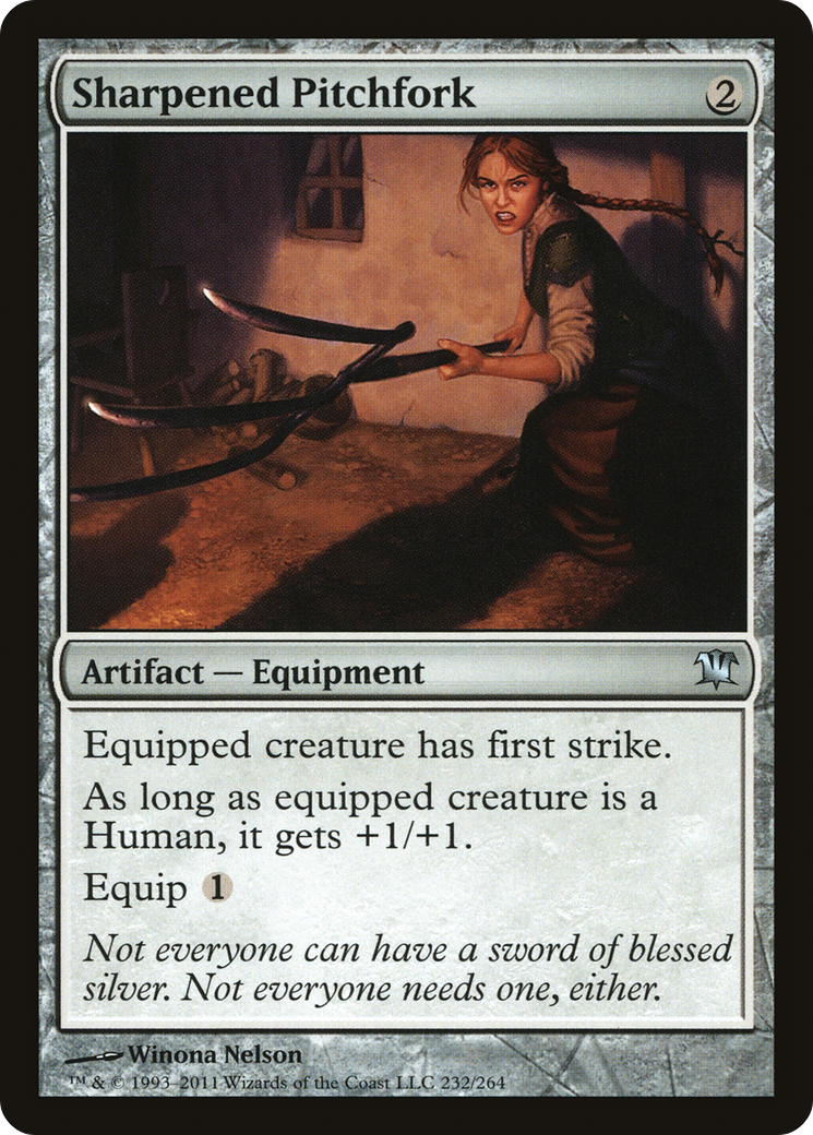 Image of Sharpened Pitchfork (ISD-232) - Innistrad
