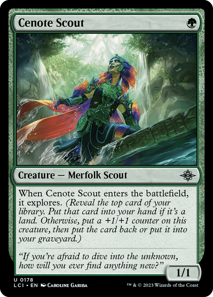 Image of Cenote Scout (LCI-178) - The Lost Caverns of Ixalan Foil