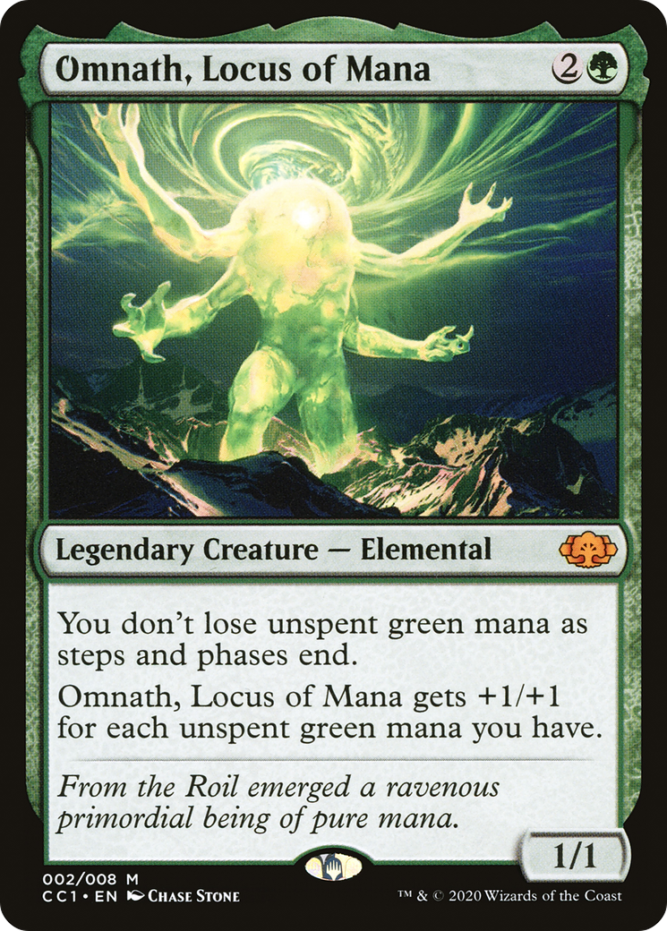 Image of Omnath, Locus of Mana (CC1-002) - Commander Collection: Green Foil