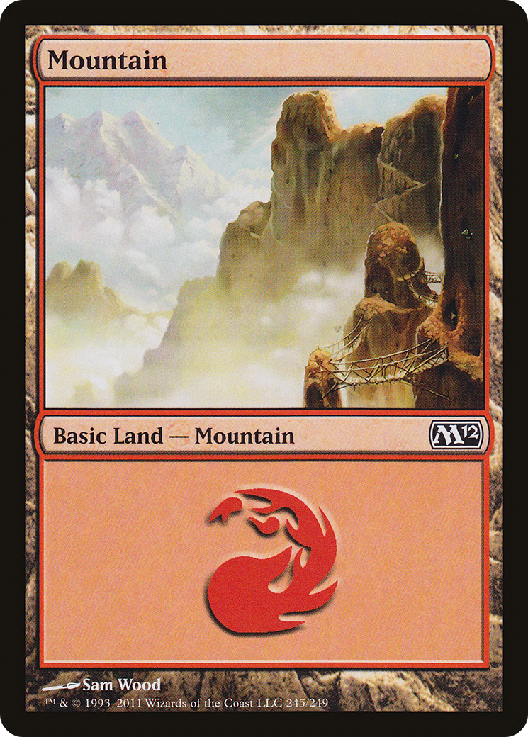 Image of Mountain (245) (M12-245) - Magic 2012 Foil