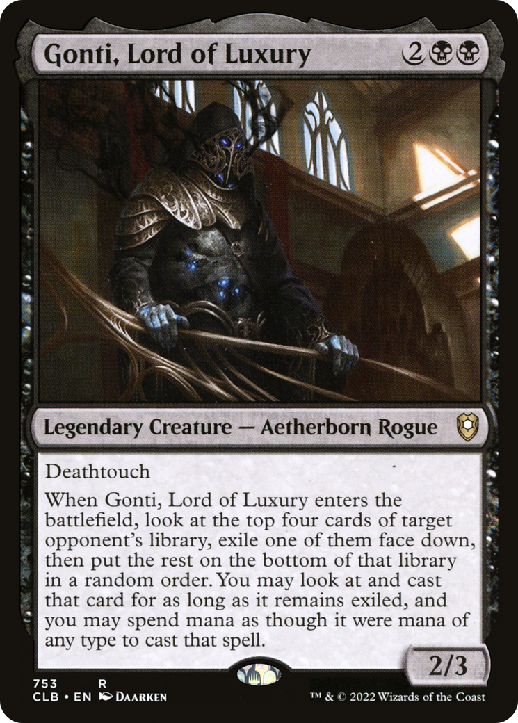 Image of Gonti, Lord of Luxury (CLB-753) - Commander Legends: Battle for Baldur's Gate