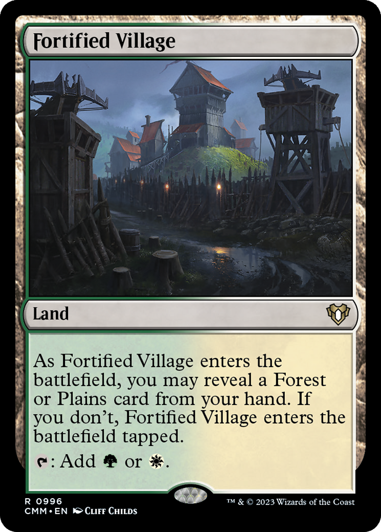 Image of Fortified Village (CMM-996) - Commander Masters