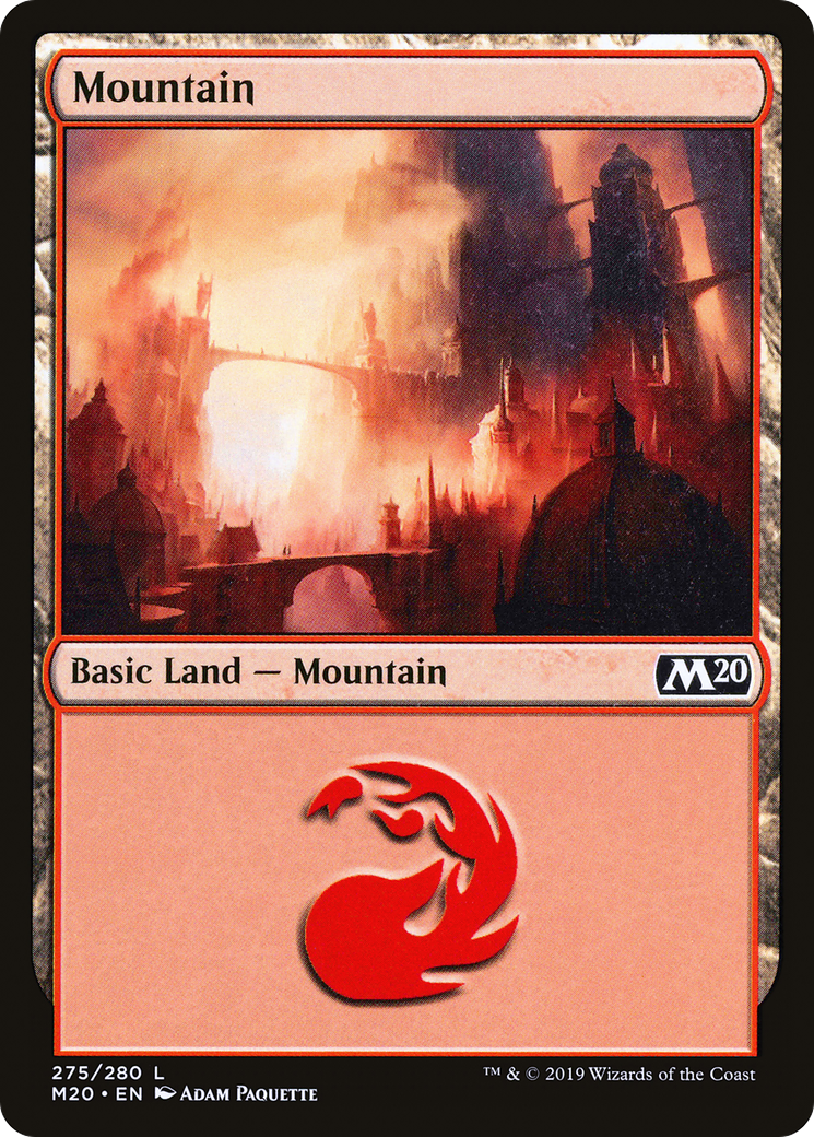 Image of Mountain (275) (M20-275) - Core Set 2020 Foil
