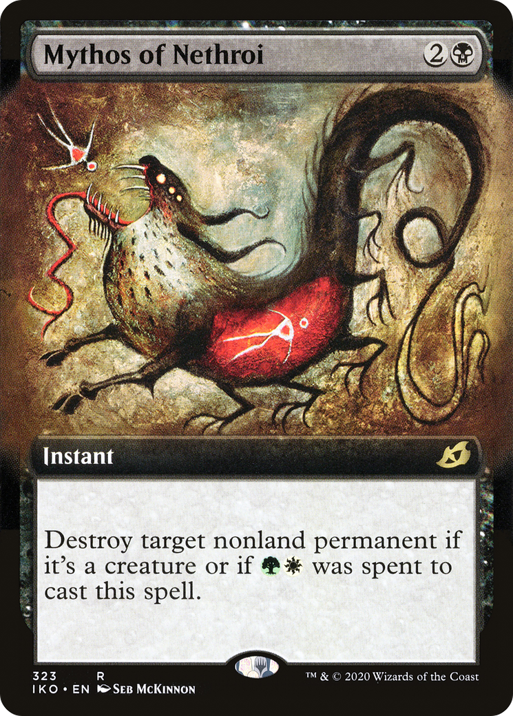 Image of Mythos of Nethroi (Extended Art) (IKO-323) - Ikoria: Lair of Behemoths: (Extended Art) Foil