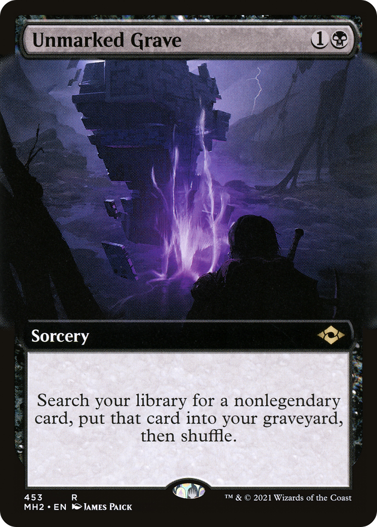 Image of Unmarked Grave (Extended Art) (MH2-453) - Modern Horizons 2: (Extended Art)