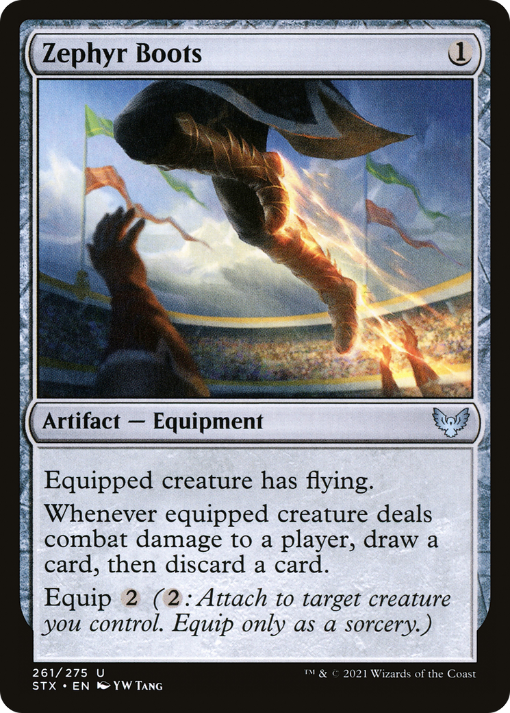 Image of Zephyr Boots (STX-261) - Strixhaven: School of Mages