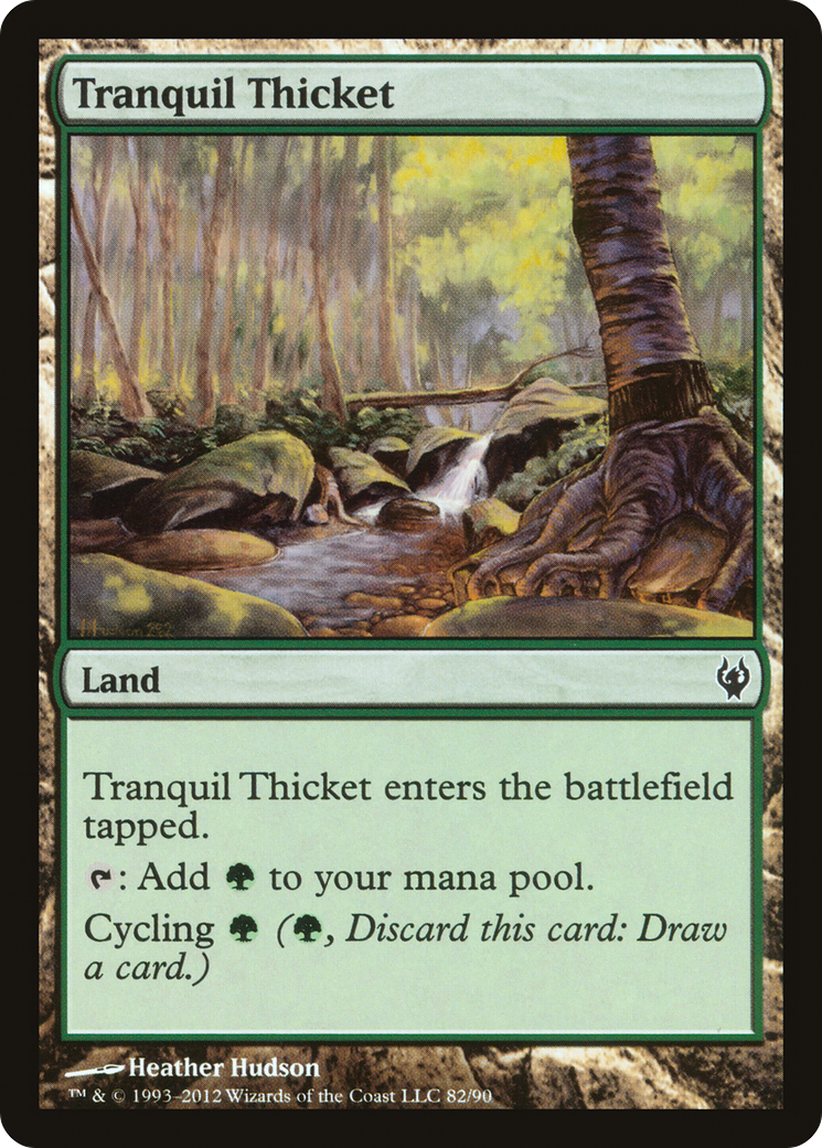 Image of Tranquil Thicket (DDJ-082) - Duel Decks: Izzet vs. Golgari