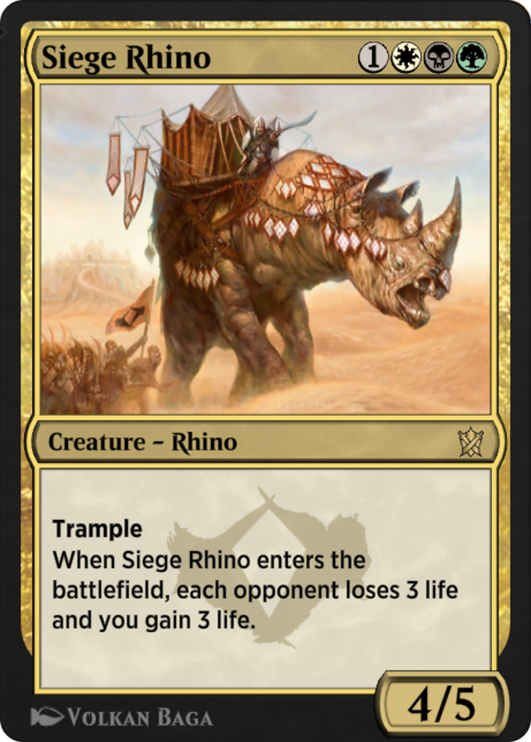 Image of Siege Rhino (EA1-016) - Explorer Anthology 1