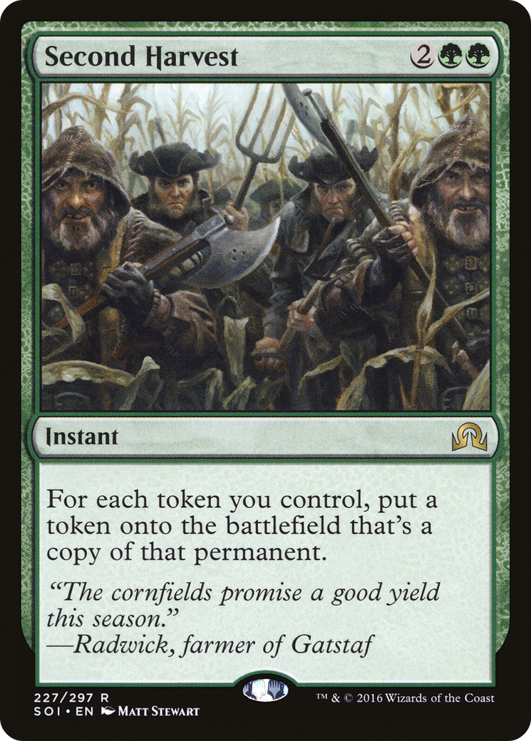 Image of Second Harvest (SOI-227) - Shadows over Innistrad Foil