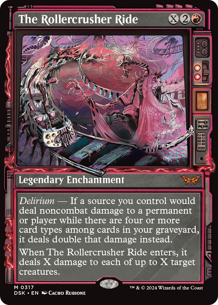 Image of The Rollercrusher Ride (Showcase) (DSK-317) - Duskmourn: House of Horror: (Showcase) Foil