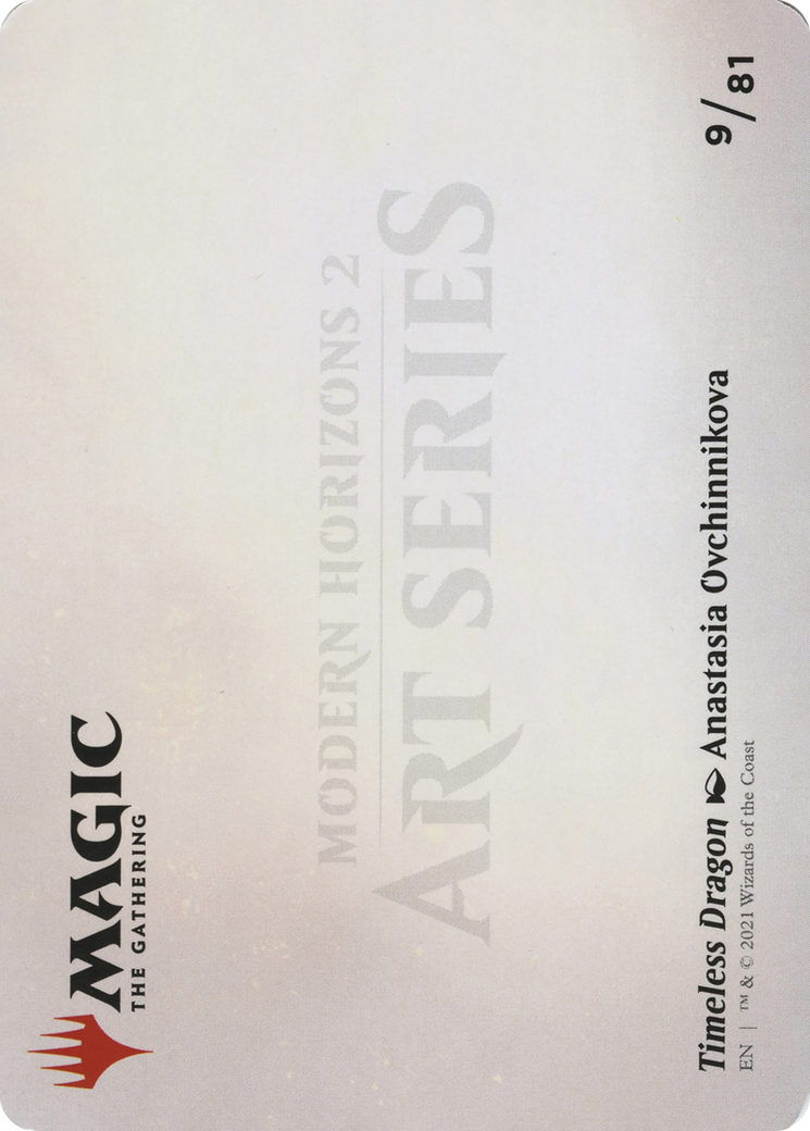 Image of Timeless Dragon // Timeless Dragon (AMH2-009) - Modern Horizons 2 Art Series (Borderless)