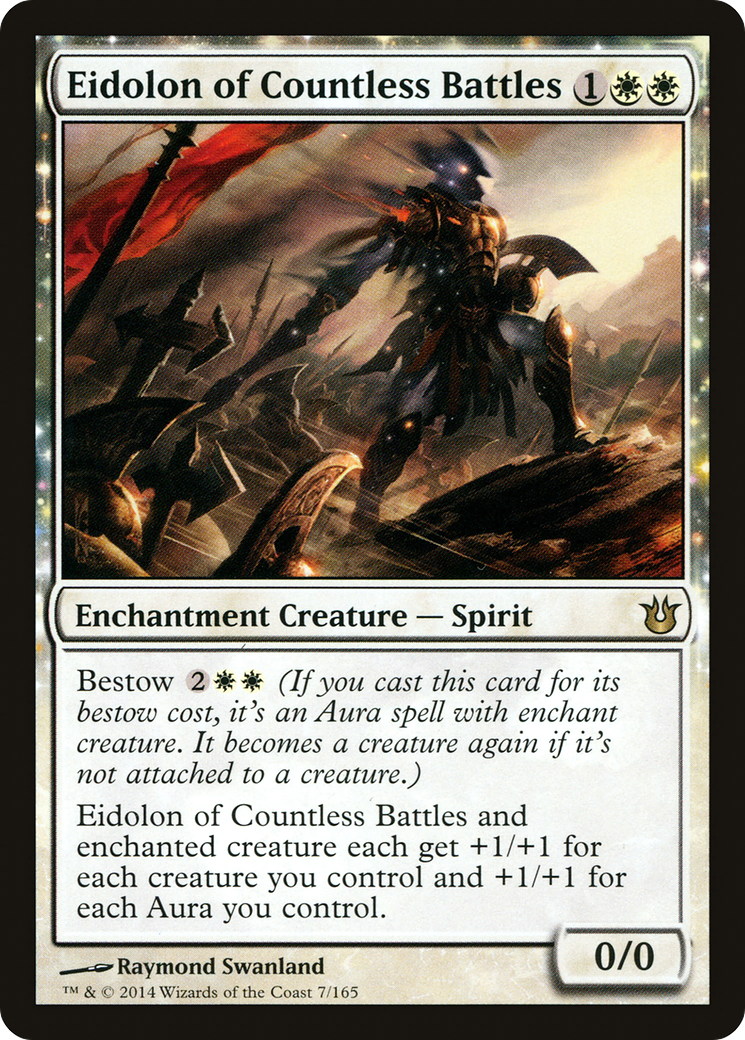 Image of Eidolon of Countless Battles (BNG-007) - Born of the Gods: (enchantment) Foil
