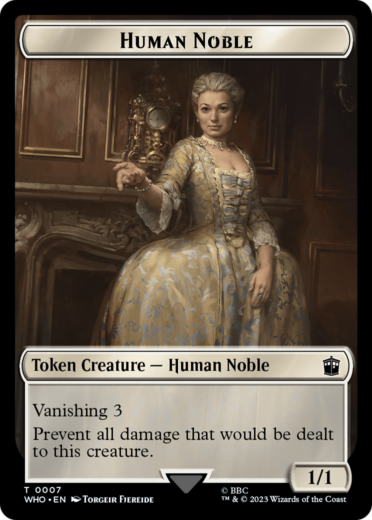 Image of Human Noble (TWHO-007) - Doctor Who Tokens Foil
