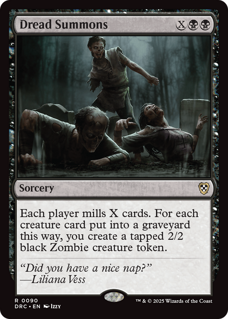 Image of Dread Summons (DRC-090) - Commander: Aetherdrift