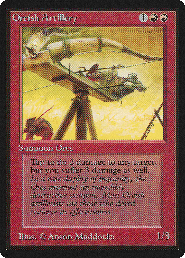 Image of Orcish Artillery (LEB-) - Limited Edition Beta
