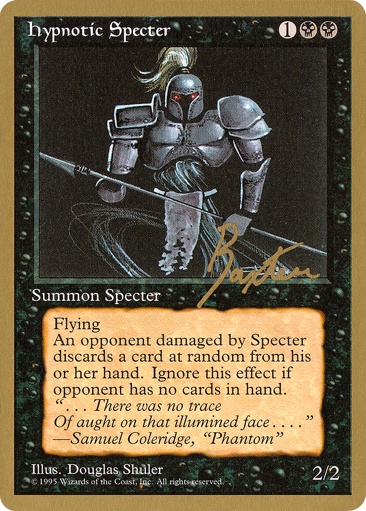 Image of Hypnotic Specter - 1996 George Baxter (4ED) (WCD-) - Pro Tour Collector Set