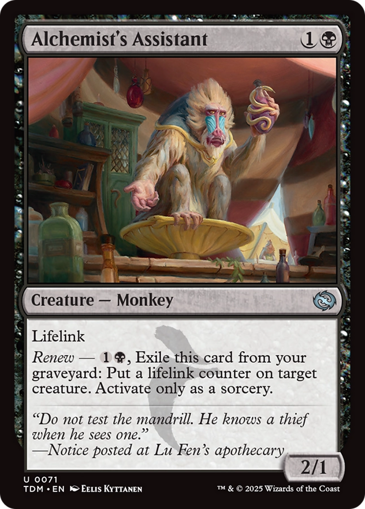 Image of Alchemist's Assistant (TDM-071) - Tarkir: Dragonstorm