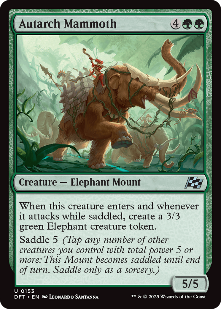 Image of Autarch Mammoth (DFT-153) - Aetherdrift