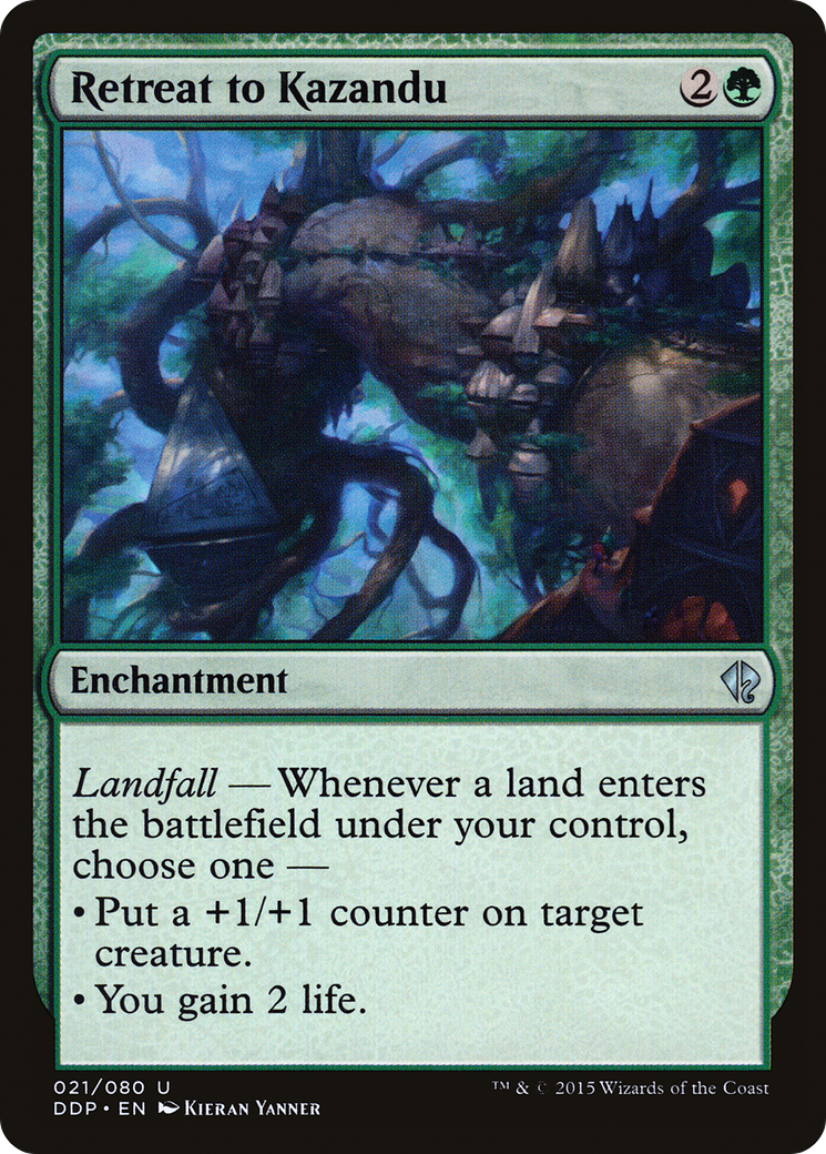 Image of Retreat to Kazandu (DDP-021) - Duel Decks: Zendikar vs. Eldrazi