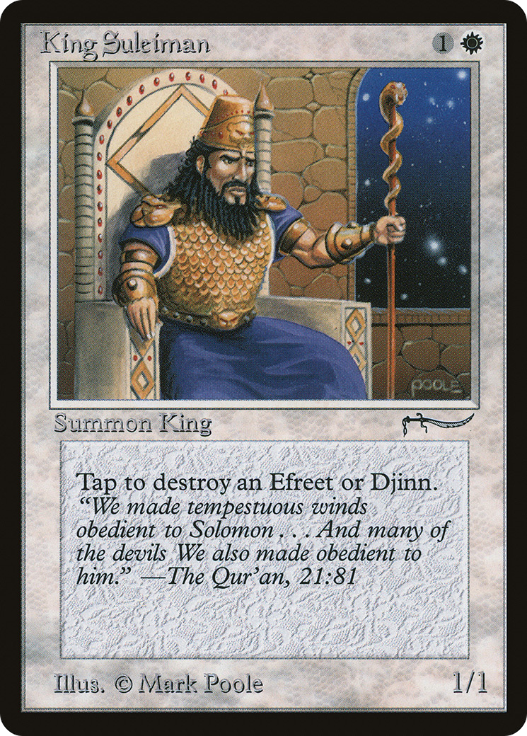 Image of King Suleiman (ARN-) - Arabian Nights
