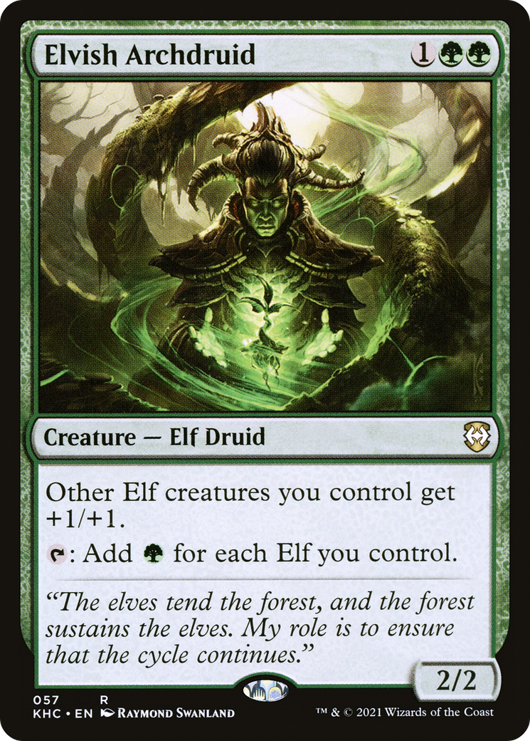 Image of Elvish Archdruid (KHC-057) - Kaldheim Commander