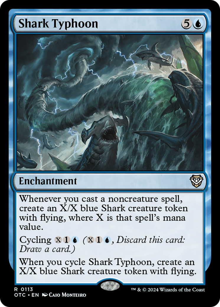 Image of Shark Typhoon (OTC-113) - Outlaws of Thunder Junction Commander