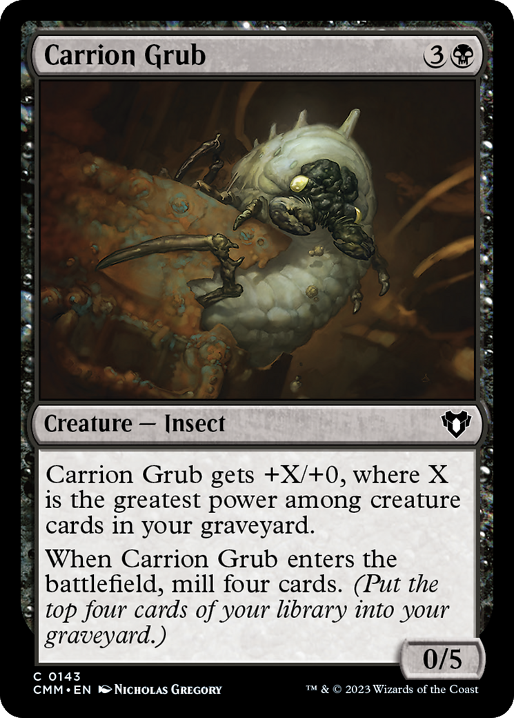 Image of Carrion Grub (CMM-143) - Commander Masters Foil