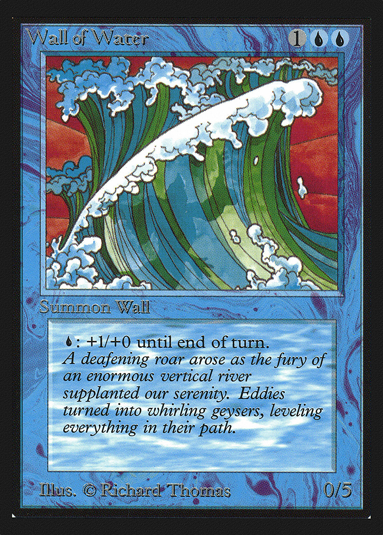 Image of Wall of Water (IE) (IED-) - Intl. Collectors' Edition