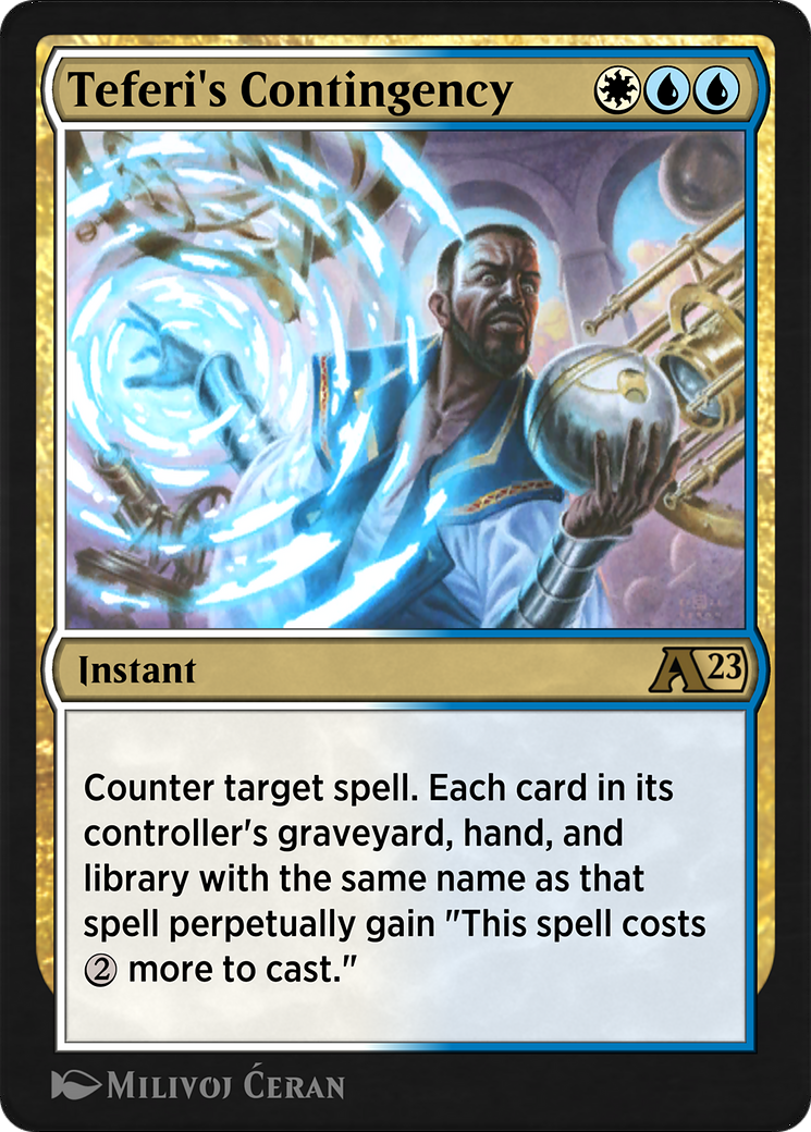 Image of Teferi's Contingency (YDMU-027) - Alchemy: Dominaria