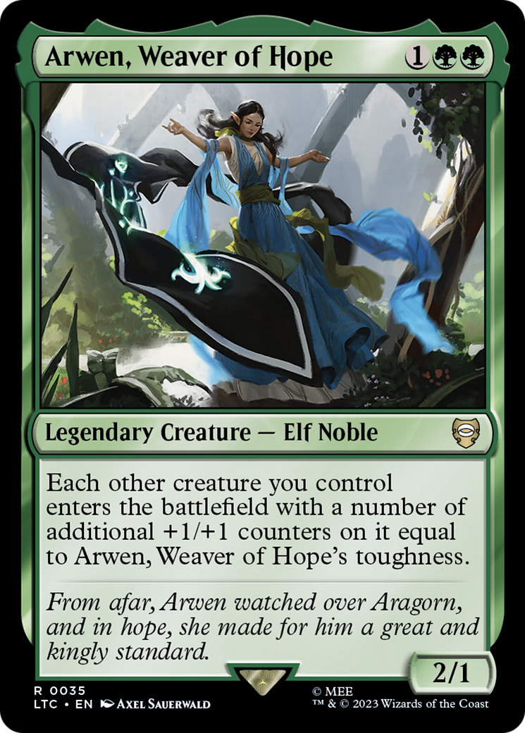 Image of Arwen, Weaver of Hope (LTC-035) - Tales of Middle-earth Commander
