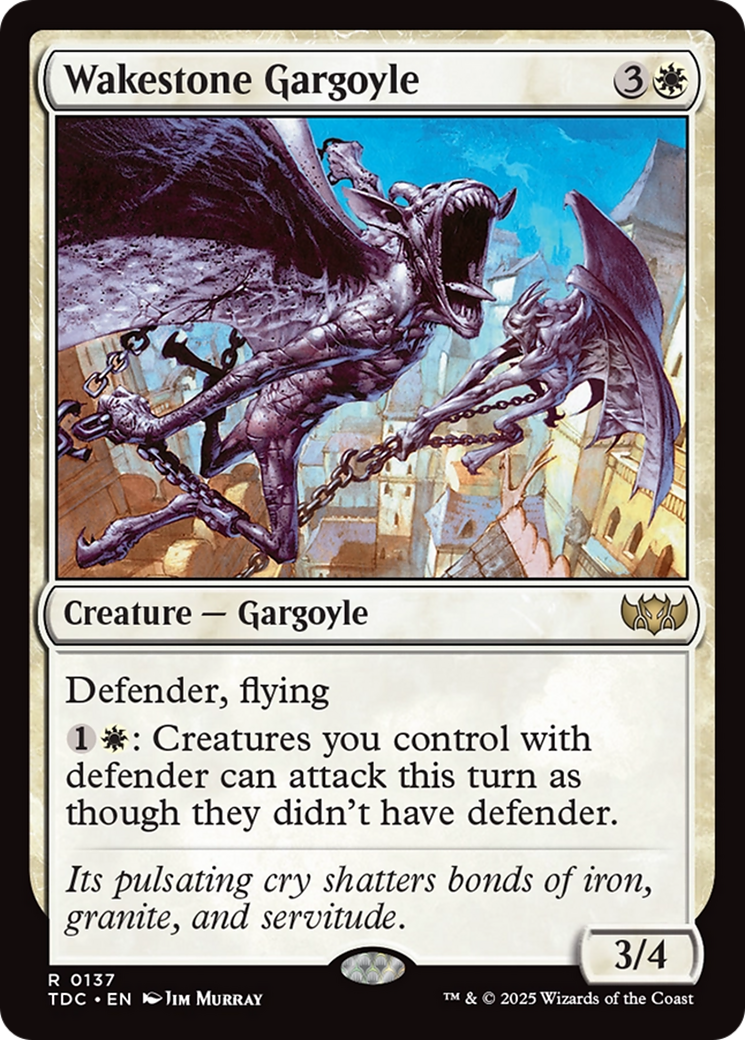 Image of Wakestone Gargoyle (TDC-137) - Commander: Tarkir: Dragonstorm