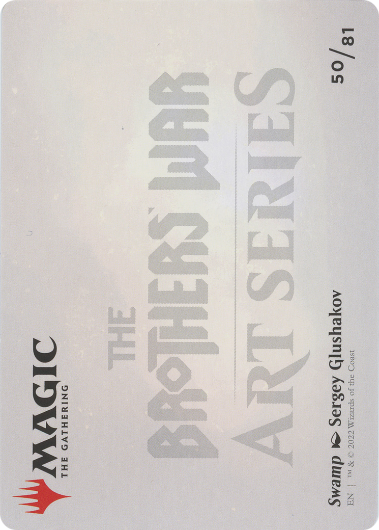 Image of Swamp // Swamp (ABRO-050) - The Brothers' War Art Series (Borderless)