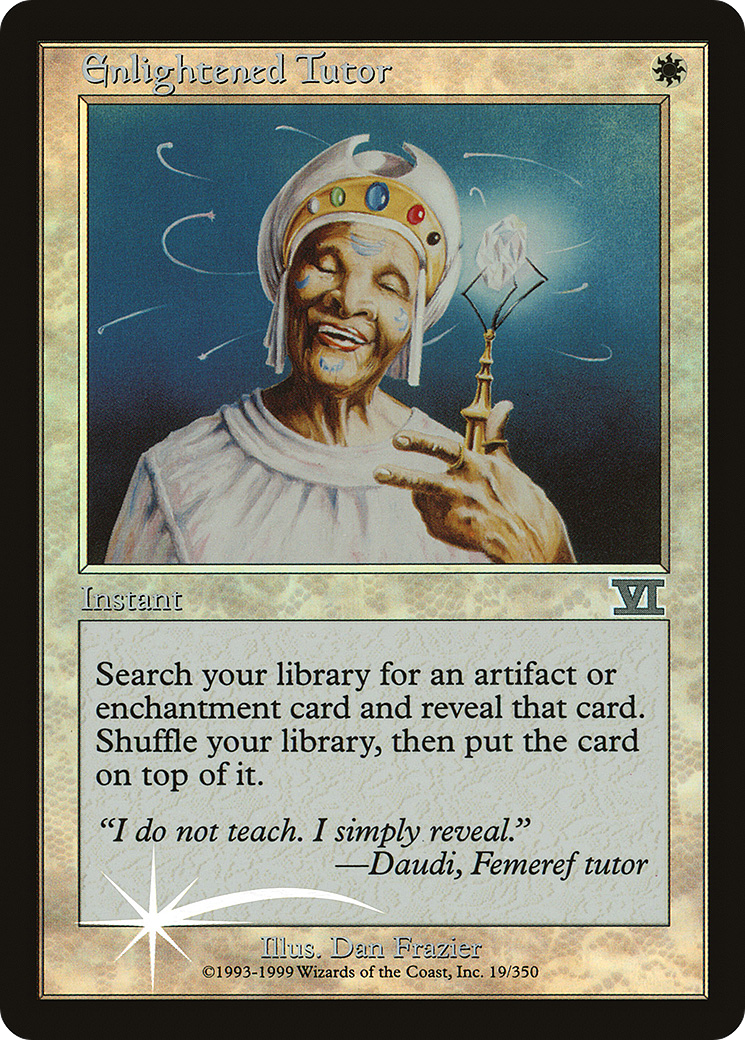 Image of Enlightened Tutor (ARENA-019) - Arena League 2000 Foil