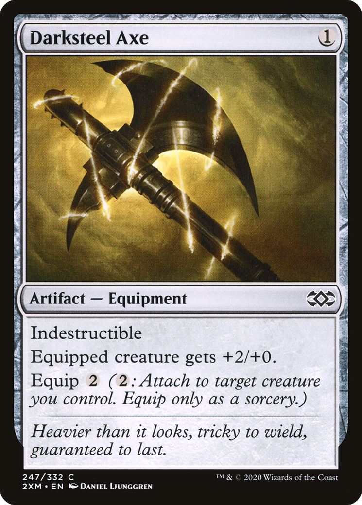 Image of Darksteel Axe (2XM-247) - Double Masters
