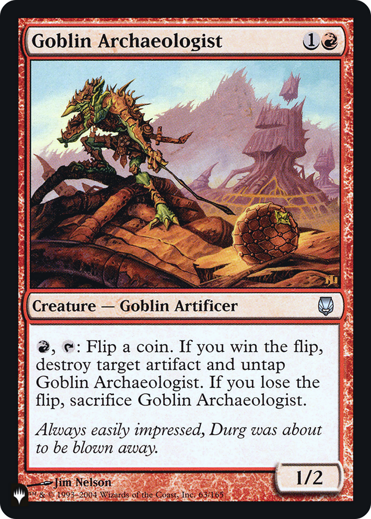 Image of Goblin Archaeologist (LIST-063) - The List Foil